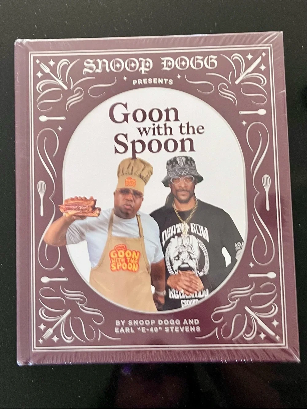Goon with the Spoon Cookbook - Maroon Cover Snoop Dogg